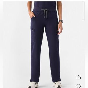 Figs Navy Kade Cargo Scrub Pants- Xl